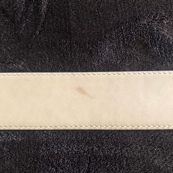 Michael Kors Black Leather Belt w/ Silver Buckle - Picture 10 of 14